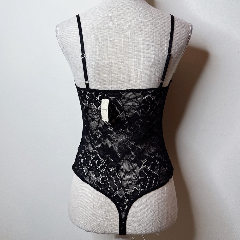 NWT Free People Lace Night Rhythm Corset Bodysuit - Picture 4 of 5